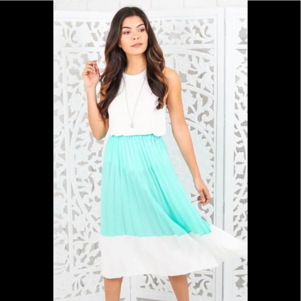 Porter Pleated Midi Skirt